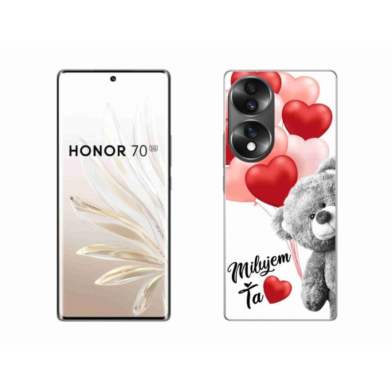 Gelový obal mmCase na mobil Honor 70 - milujem Ťa sk