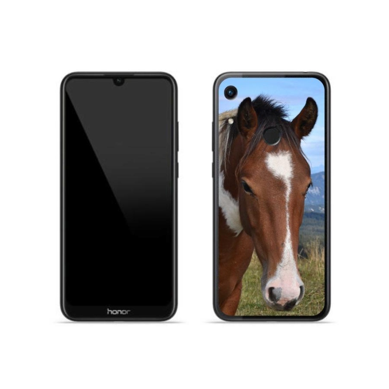 Gelový obal mmCase na mobil Honor 8A - hnědý kůň
