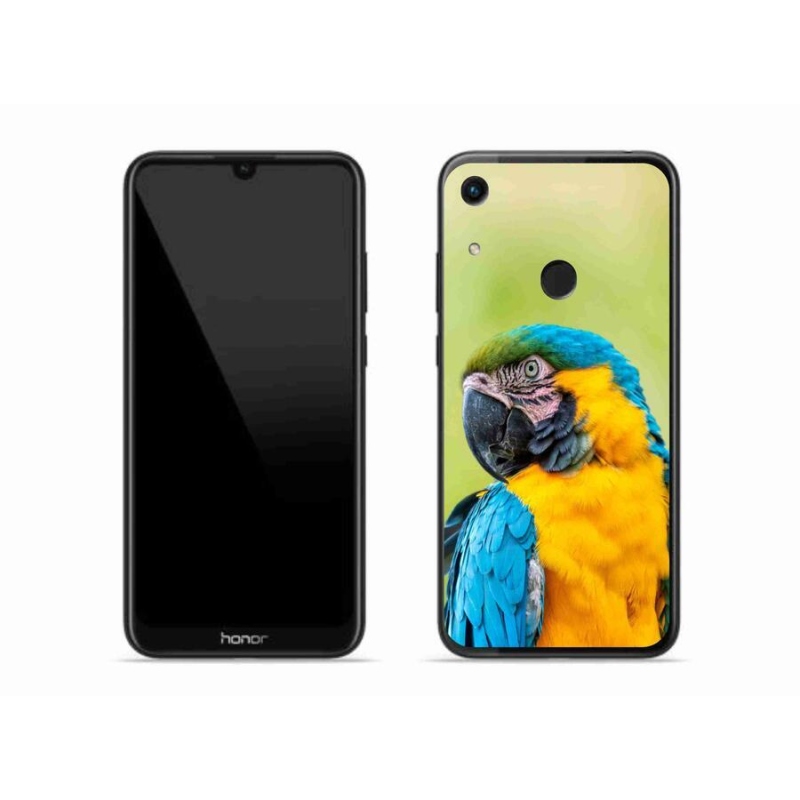 Gelový obal mmCase na mobil Honor 8A - papoušek ara 2