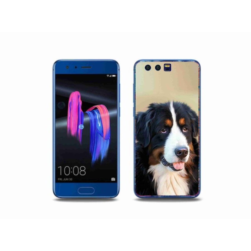 Gelový obal mmCase na mobil Honor 9 - bernský salašnický pes