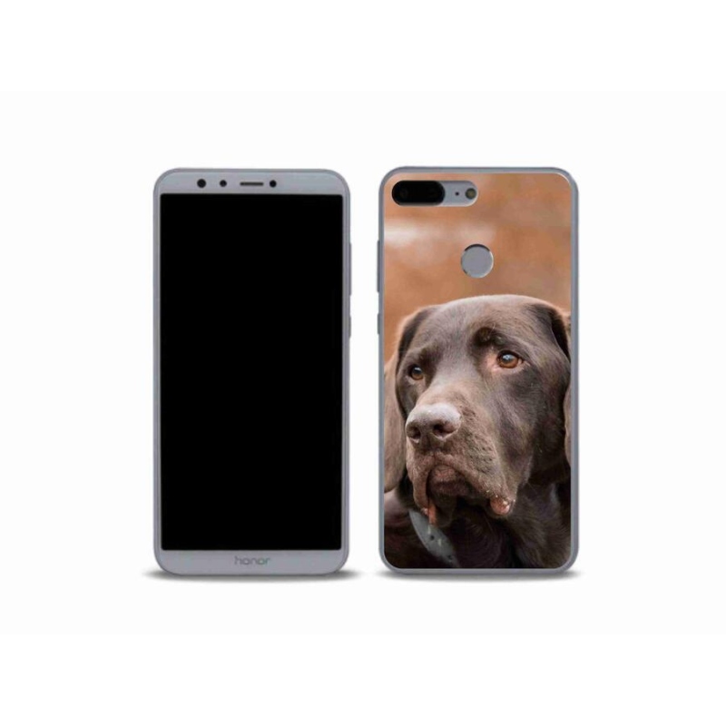 Gelový obal mmCase na mobil Honor 9 Lite - hnědý labrador