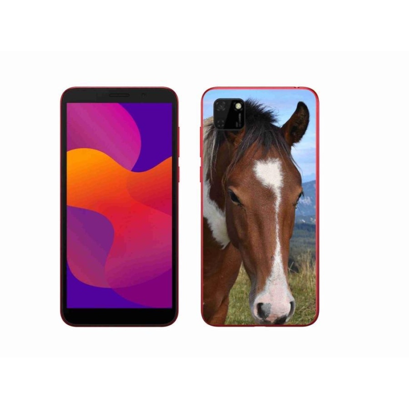 Gelový obal mmCase na mobil Honor 9S - hnědý kůň