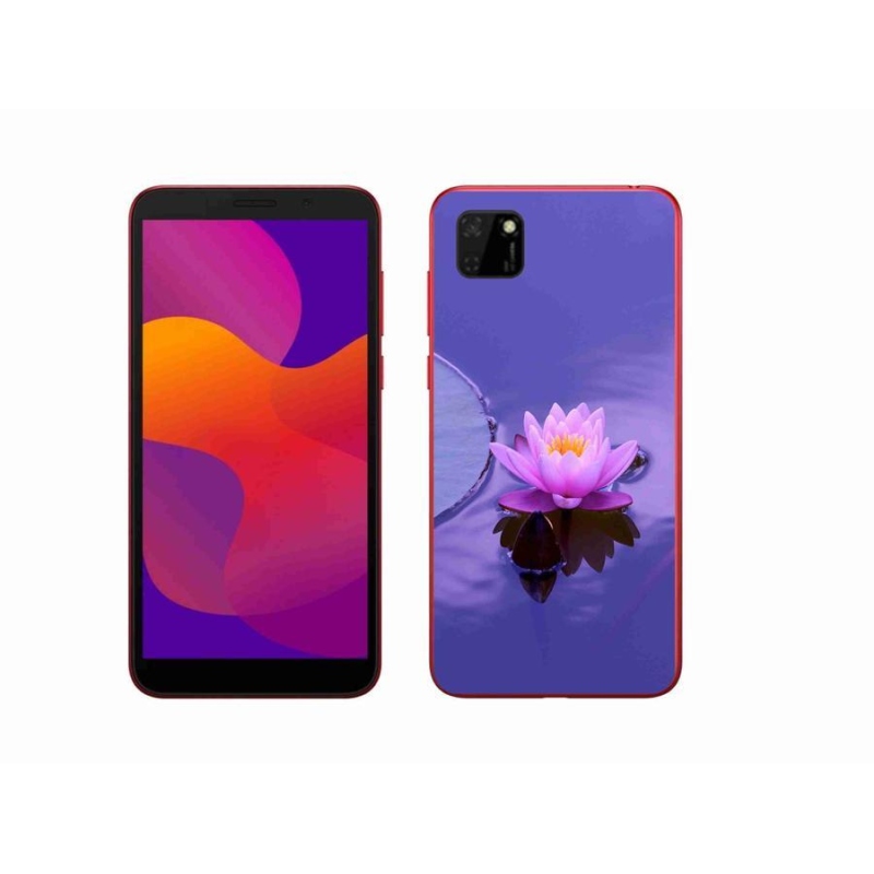 Gelový obal mmCase na mobil Honor 9S - květ na hladině