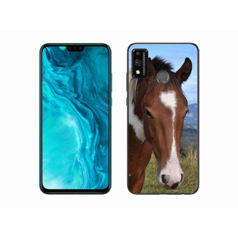Gelový obal mmCase na mobil Honor 9X Lite - hnědý kůň