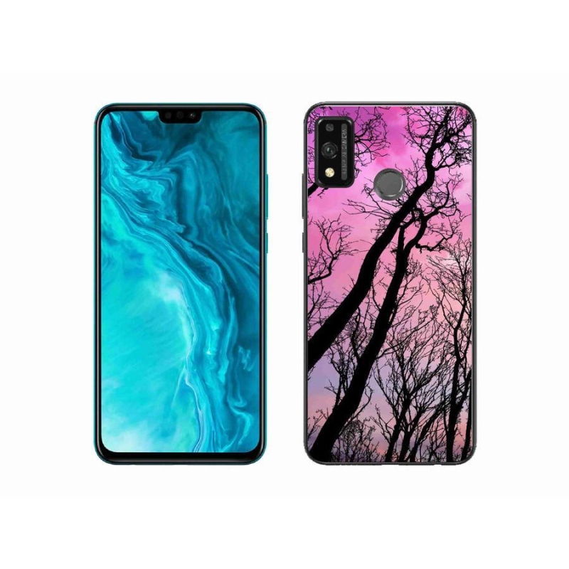 Gelový obal mmCase na mobil Honor 9X Lite - opadané stromy