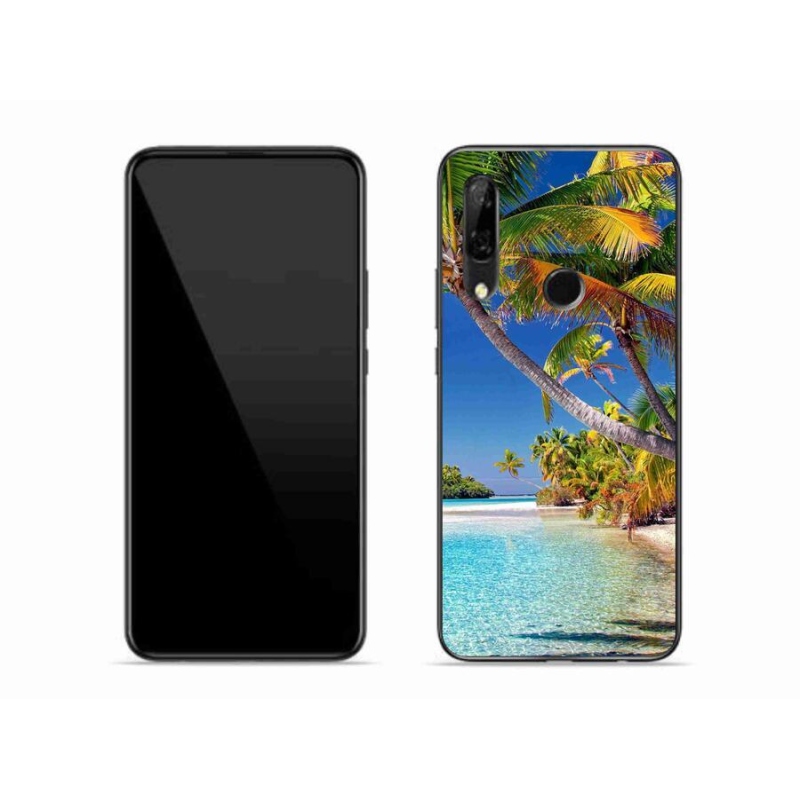 Gelový obal mmCase na mobil Honor 9X - mořská pláž