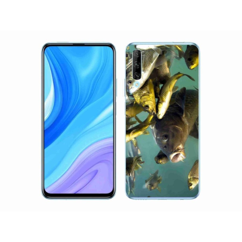 Gelový obal mmCase na mobil Honor 9X Pro - hejno ryb