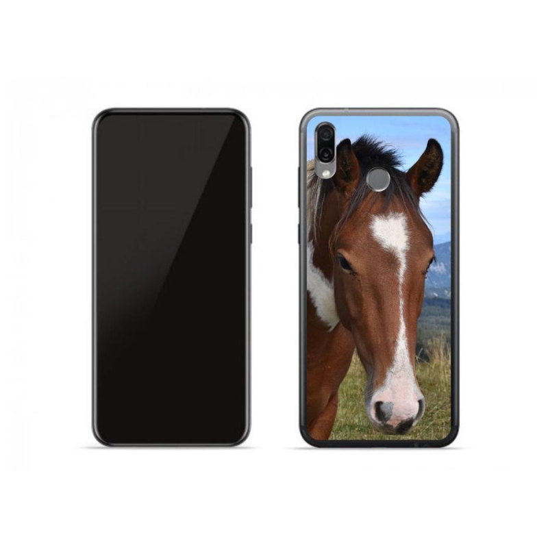 Gelový obal mmCase na mobil Honor Play - hnědý kůň