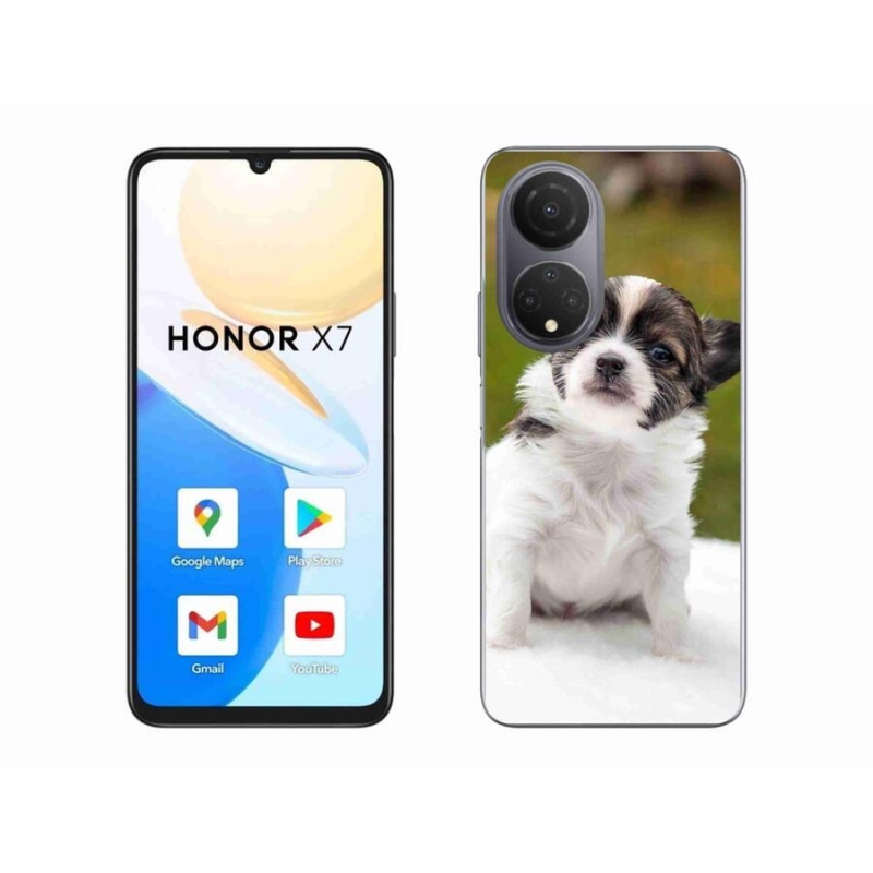 Gelový obal mmCase na mobil Honor X7 - čivava 4