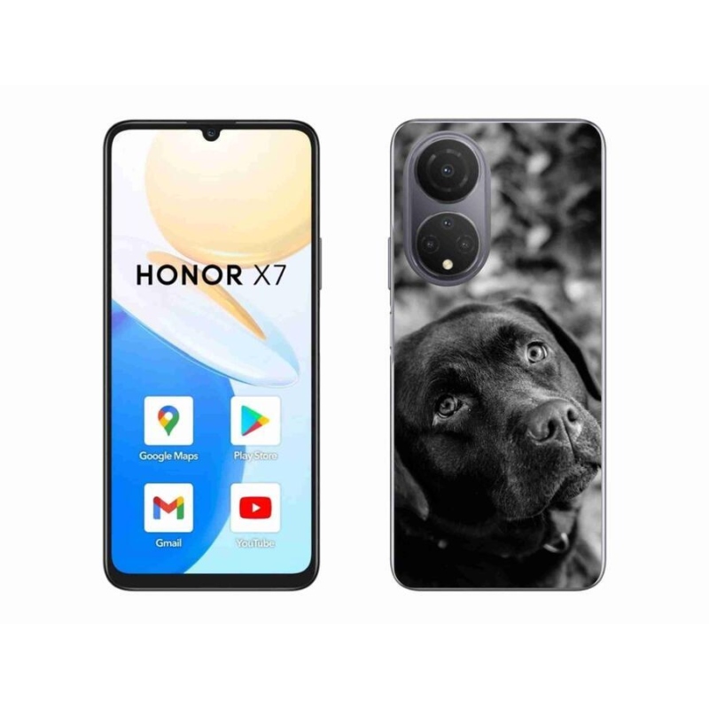 Gelový obal mmCase na mobil Honor X7 - labrador