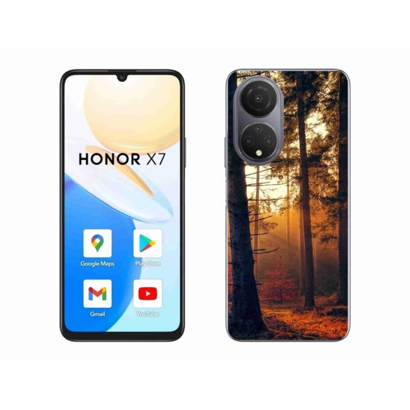 Gelový obal mmCase na mobil Honor X7 - les