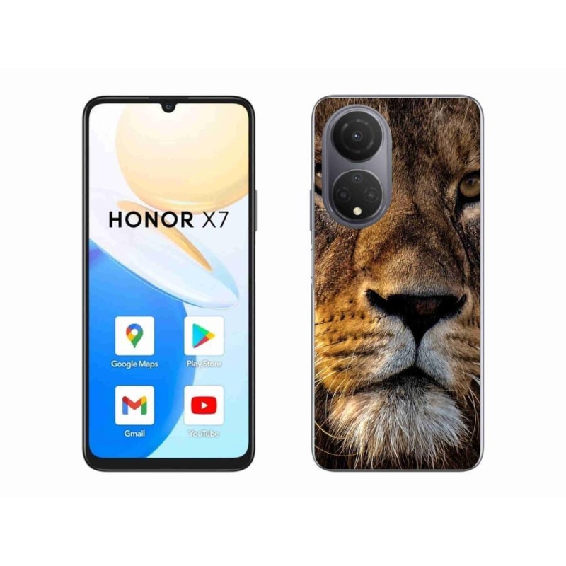Gelový obal mmCase na mobil Honor X7 - lev