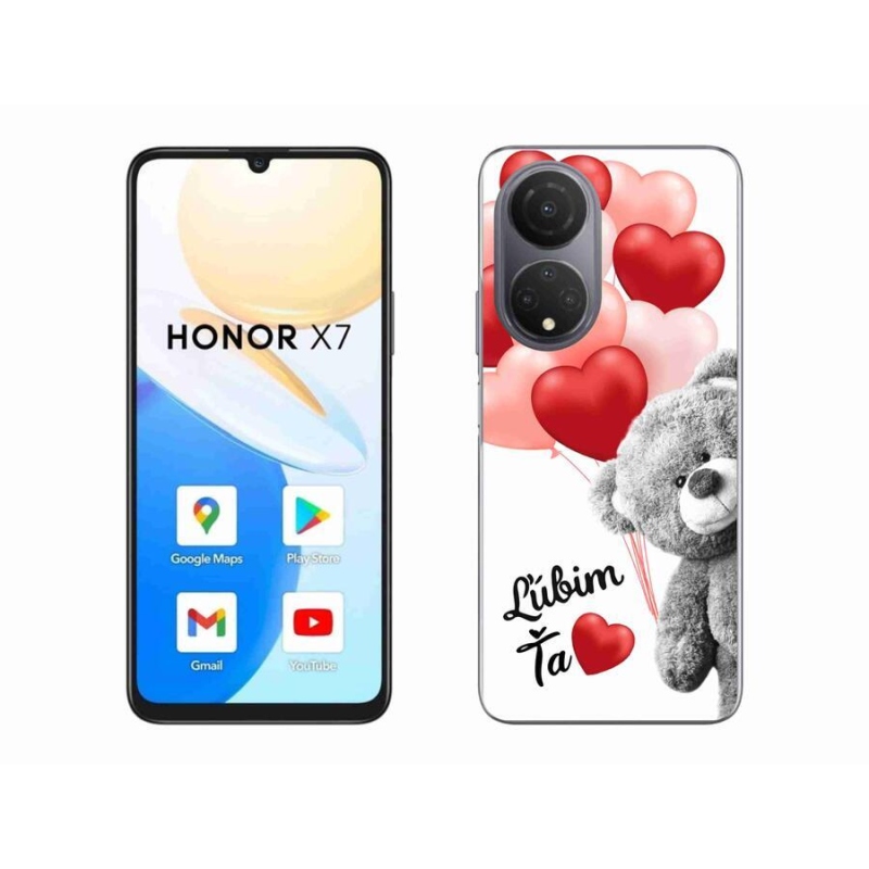 Gelový obal mmCase na mobil Honor X7 - ľúbim ťa sk