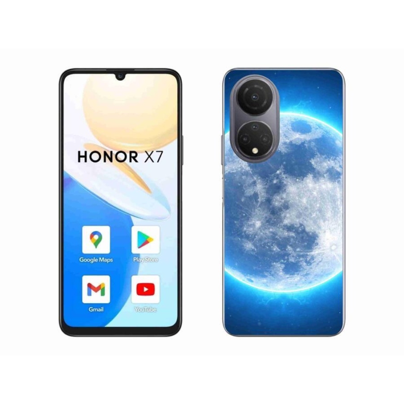 Gelový obal mmCase na mobil Honor X7 - zeměkoule