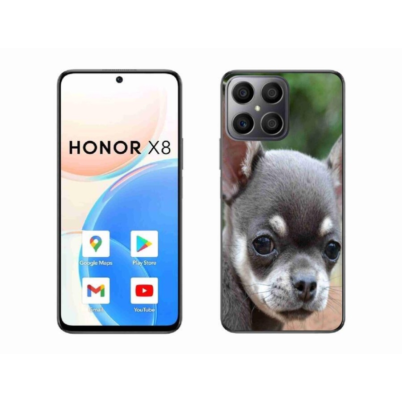 Gelový obal mmCase na mobil Honor X8 4G - čivava