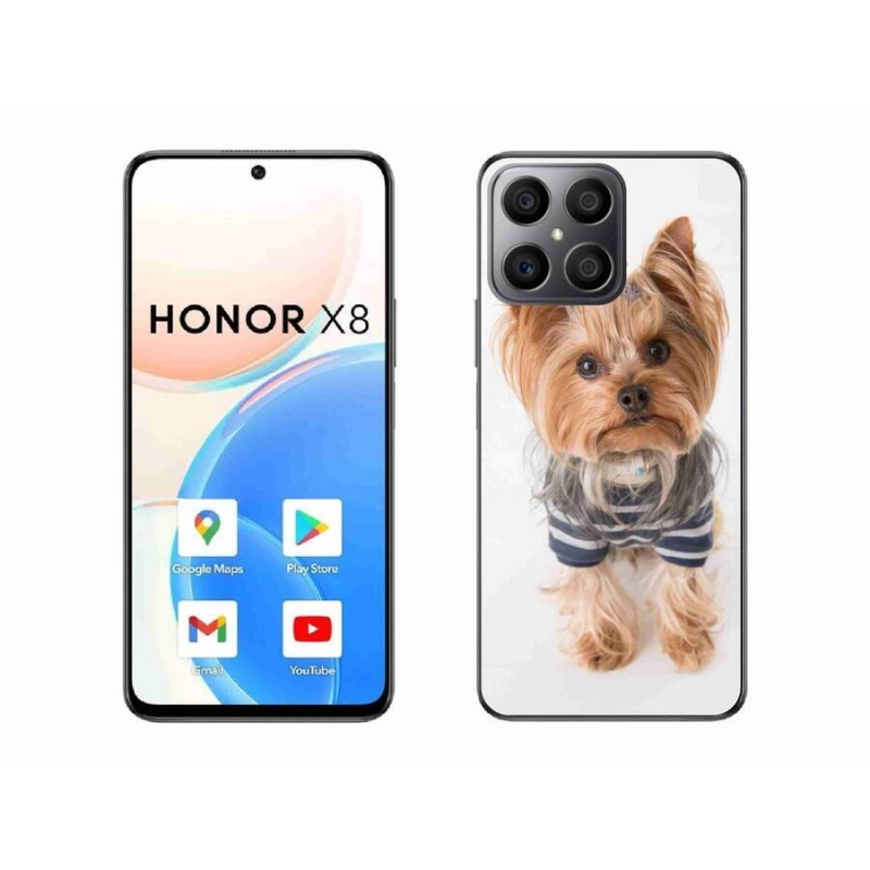 Gelový obal mmCase na mobil Honor X8 4G - jorkšír 7