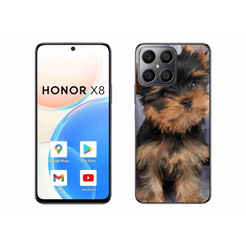 Gelový obal mmCase na mobil Honor X8 4G - jorkšír 9