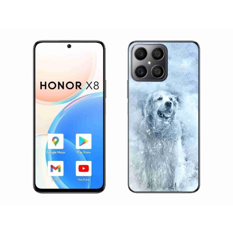 Gelový obal mmCase na mobil Honor X8 4G - retrívr