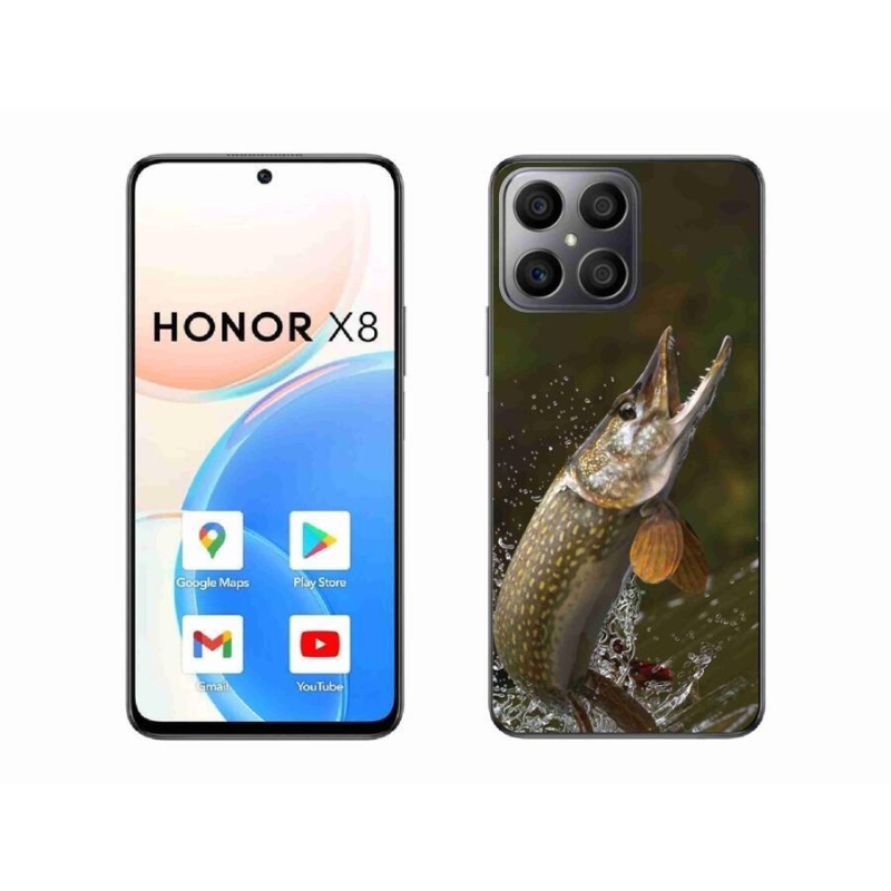 Gelový obal mmCase na mobil Honor X8 4G - štika