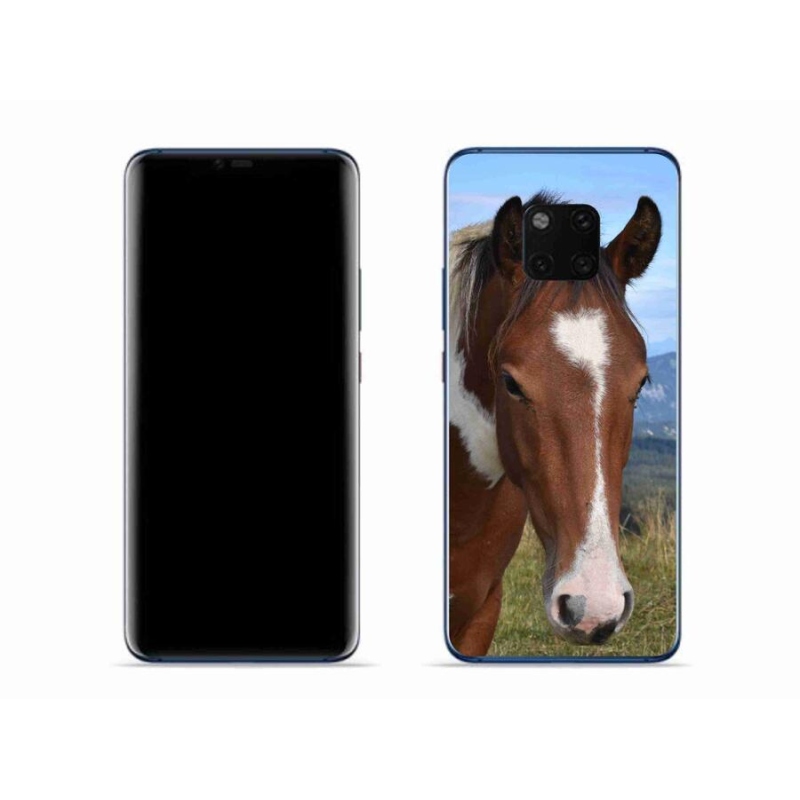 Gelový obal mmCase na mobil Huawei Mate 20 Pro - hnědý kůň