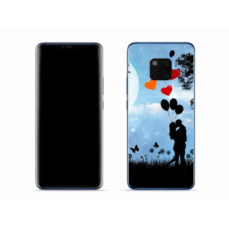 Gelový obal mmCase na mobil Huawei Mate 20 Pro - zamilovaný pár