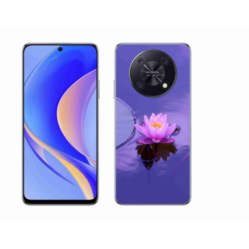 Gelový obal mmCase na mobil Huawei Nova Y90 - květ na hladině