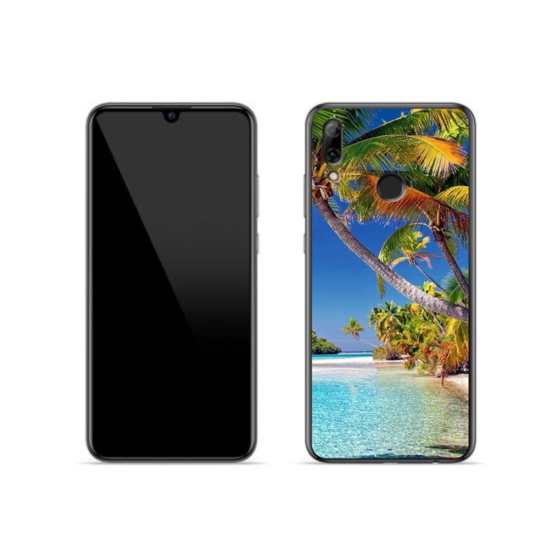 Gelový obal mmCase na mobil Huawei P Smart (2019) - mořská pláž
