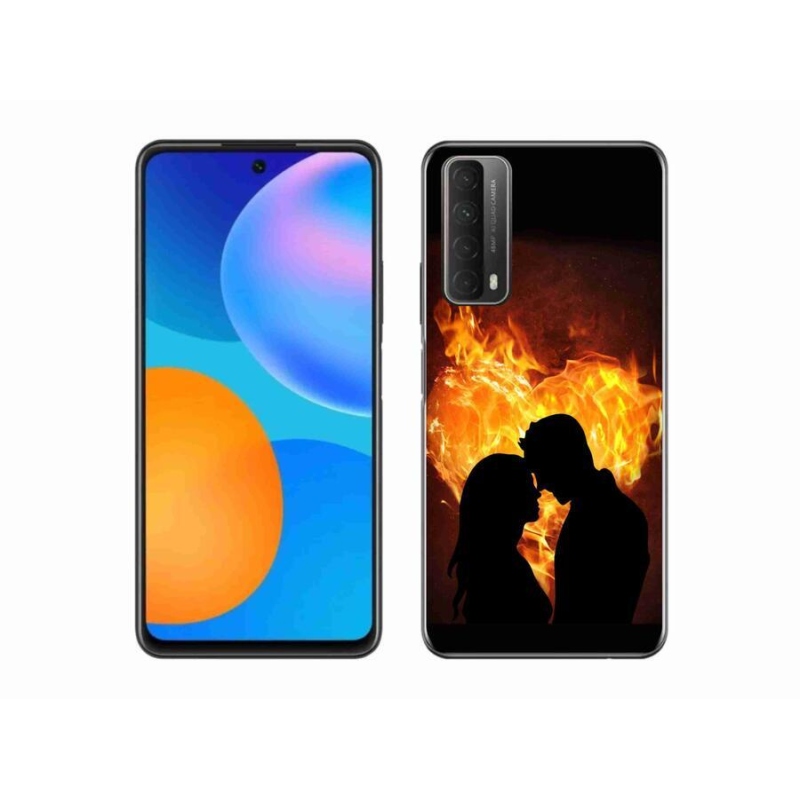Gelový obal mmCase na mobil Huawei P Smart (2021) - ohnivá láska