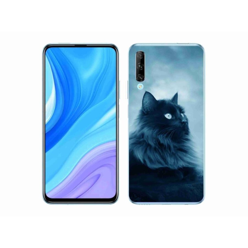 Gelový obal mmCase na mobil Huawei P Smart Pro (2019) - černá kočka 1