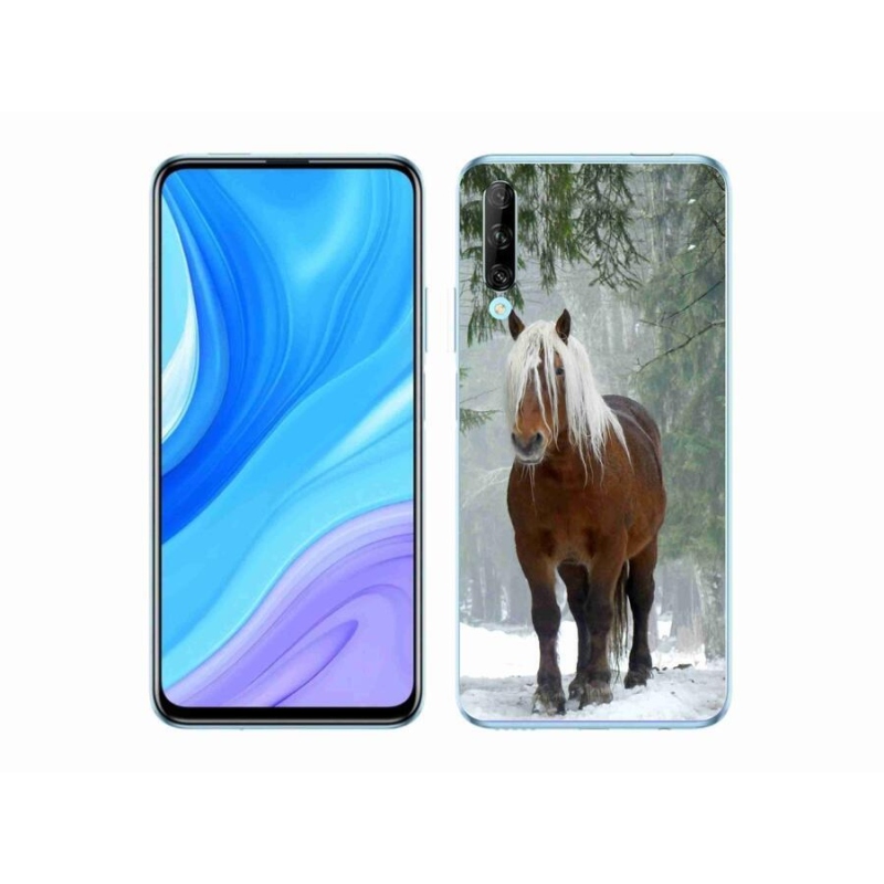Gelový obal mmCase na mobil Huawei P Smart Pro (2019) - kůň v lese