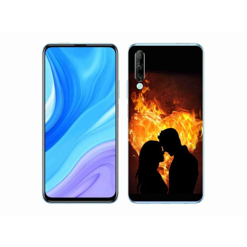 Gelový obal mmCase na mobil Huawei P Smart Pro (2019) - ohnivá láska