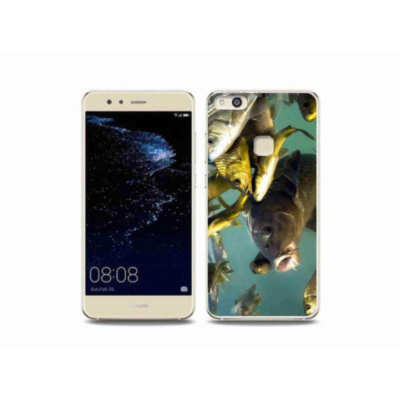 Gelový obal mmCase na mobil Huawei P10 Lite - hejno ryb