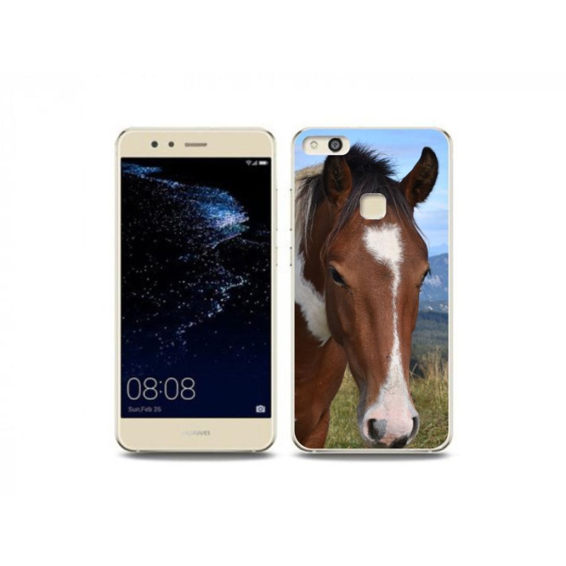 Gelový obal mmCase na mobil Huawei P10 Lite - hnědý kůň