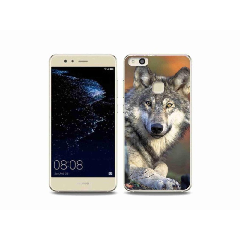 Gelový obal mmCase na mobil Huawei P10 Lite - vlk