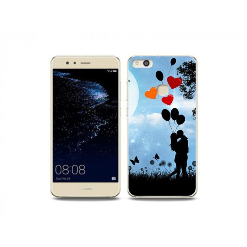 Gelový obal mmCase na mobil Huawei P10 Lite - zamilovaný pár