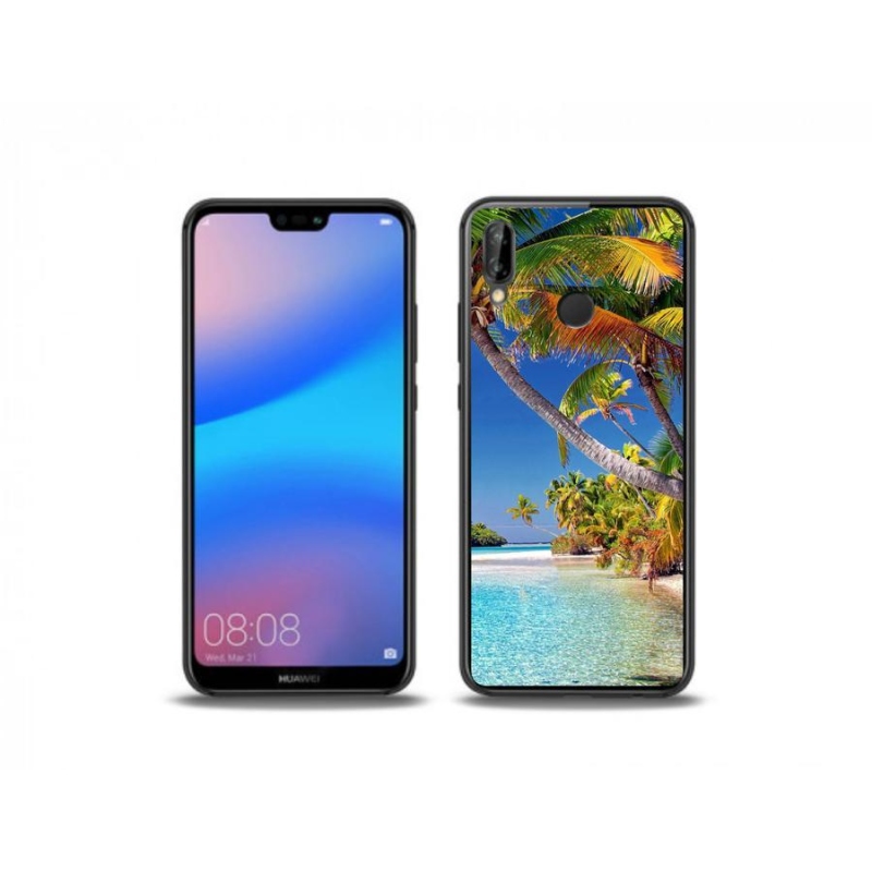 Gelový obal mmCase na mobil Huawei P20 Lite - mořská pláž