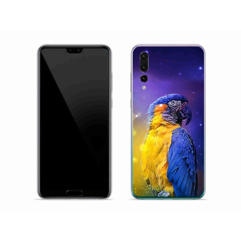Gelový obal mmCase na mobil Huawei P20 Pro - papoušek ara 1