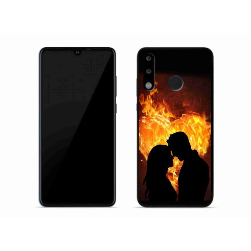 Gelový obal mmCase na mobil Huawei P30 Lite - ohnivá láska