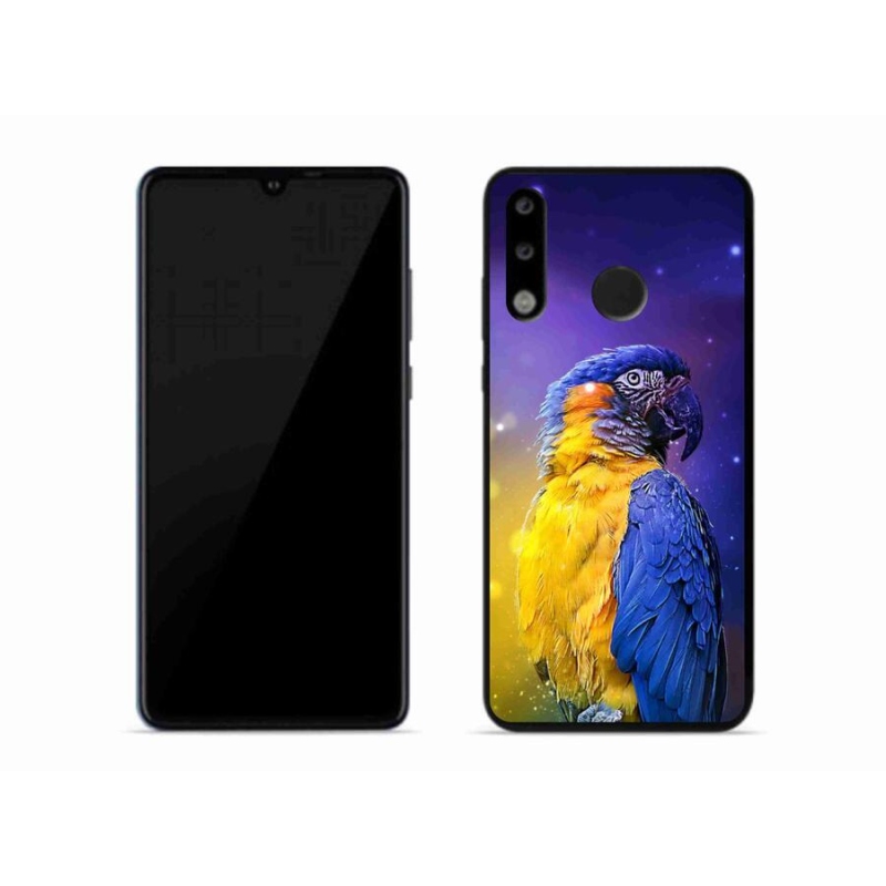 Gelový obal mmCase na mobil Huawei P30 Lite - papoušek ara 1