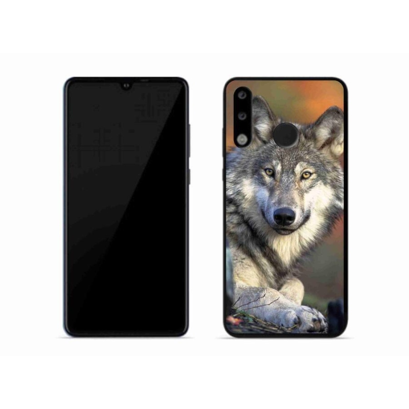 Gelový obal mmCase na mobil Huawei P30 Lite - vlk