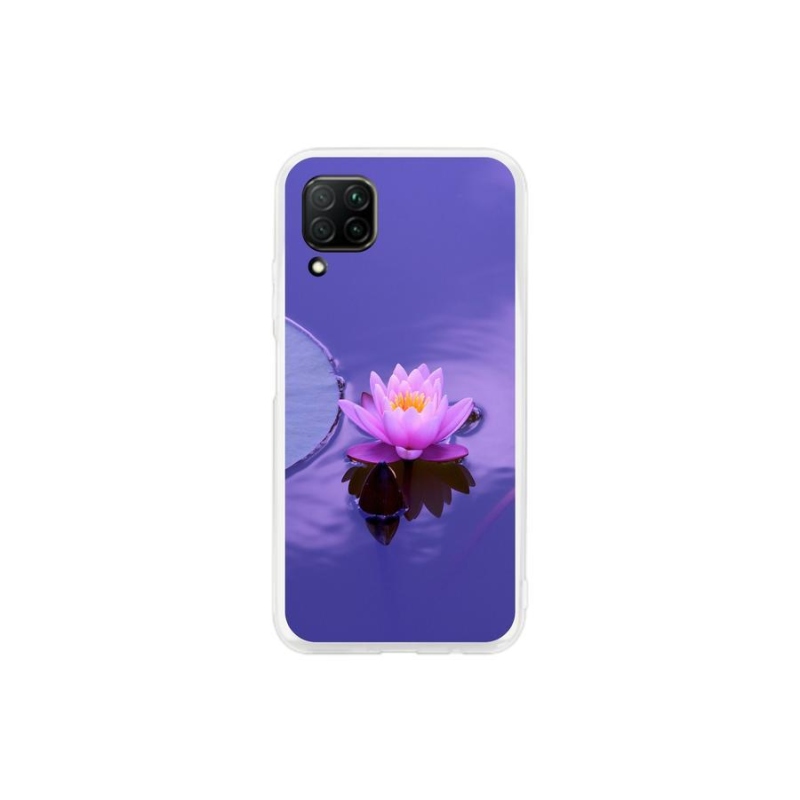 Gelový obal mmCase na mobil Huawei P40 Lite - květ na hladině