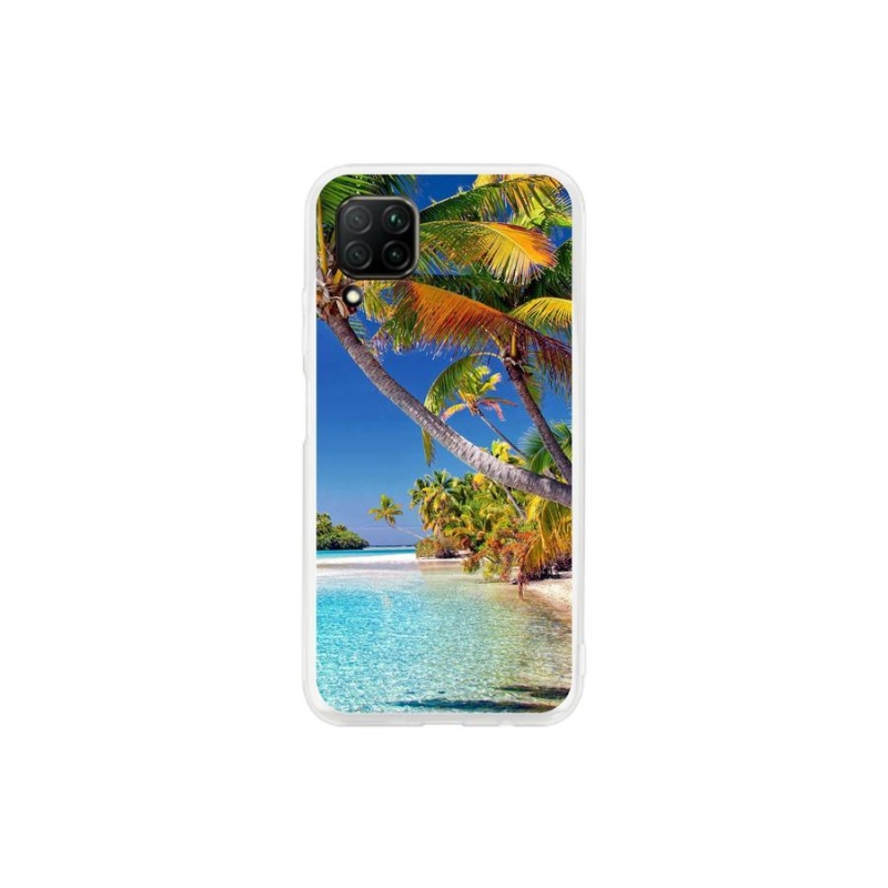 Gelový obal mmCase na mobil Huawei P40 Lite - mořská pláž