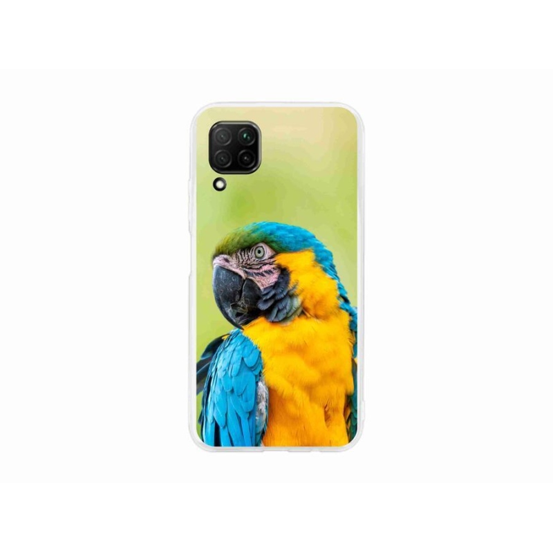 Gelový obal mmCase na mobil Huawei P40 Lite - papoušek ara 2