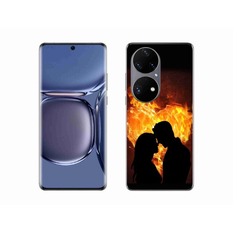 Gelový obal mmCase na mobil Huawei P50 Pro - ohnivá láska