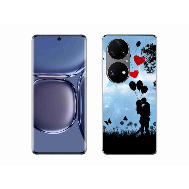 Gelový obal mmCase na mobil Huawei P50 Pro - zamilovaný pár
