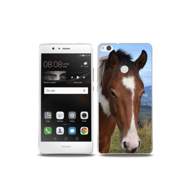 Gelový obal mmCase na mobil Huawei P9 Lite (2017) - hnědý kůň