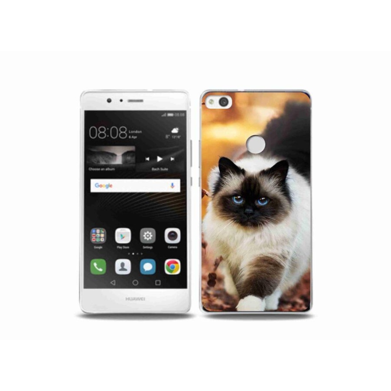 Gelový obal mmCase na mobil Huawei P9 Lite (2017) - kočka 1