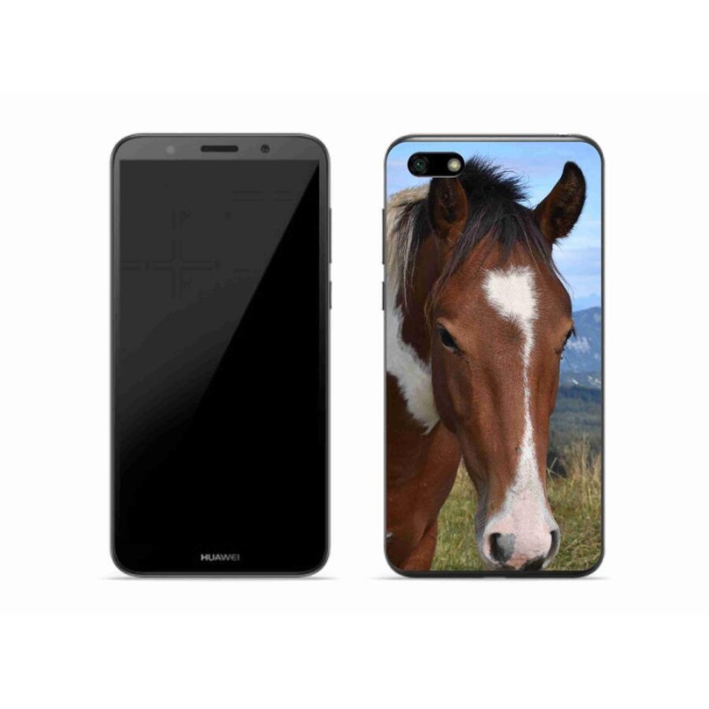 Gelový obal mmCase na mobil Huawei Y5 (2018) - hnědý kůň
