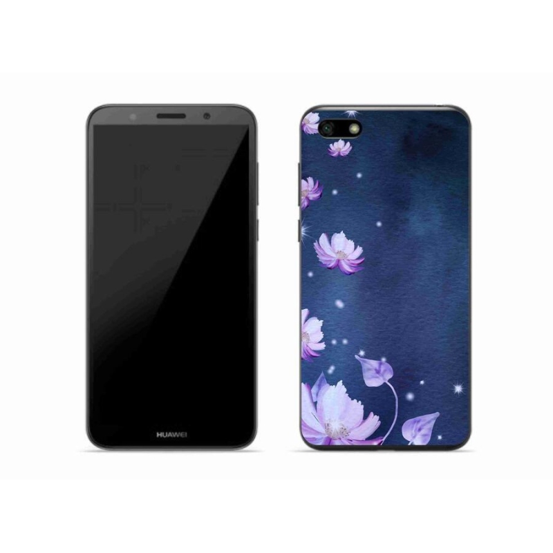 Gelový obal mmCase na mobil Huawei Y5 (2018) - padající květy
