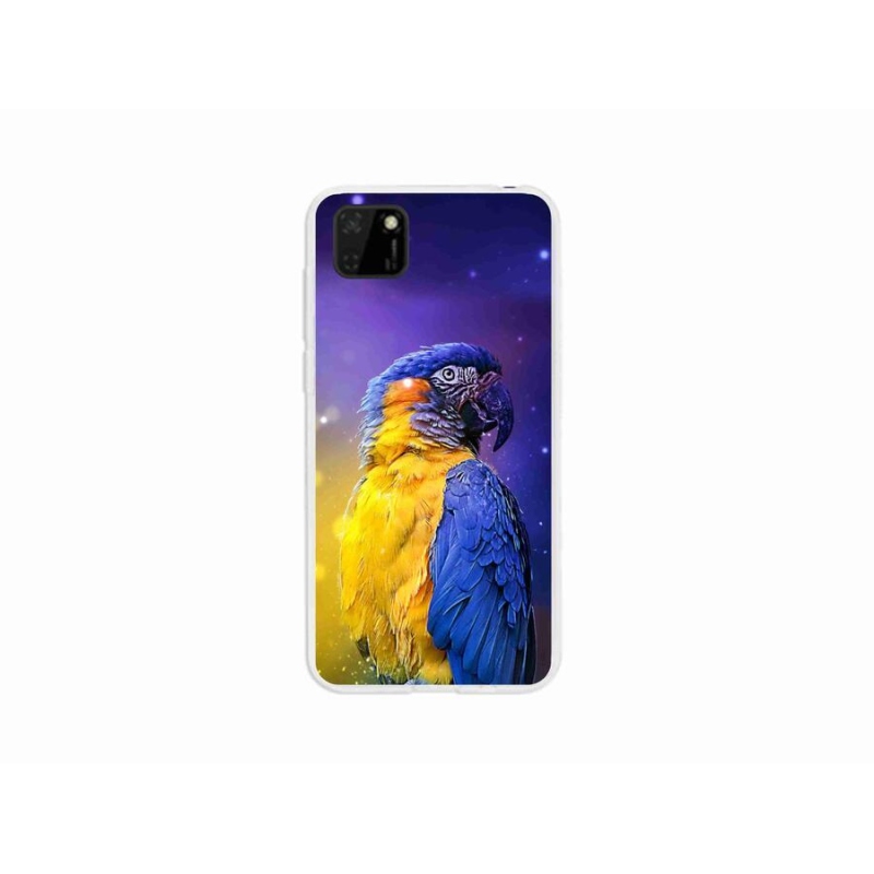 Gelový obal mmCase na mobil Huawei Y5p - papoušek ara 1